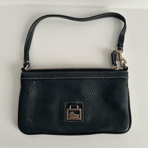 Vintage Dooney & Bourke Pebbled Leather Wristlet